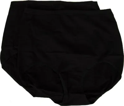 Image de Lot de 2 culottes en coton pour femme à bords lisses, lot de 2 RAGNO, référence 07180Z FLY MAXI, 8-OTTAVA (EU XXXL - F 7 - USA XXL - GB 42), 94 % coton, 6 % Élasthanne