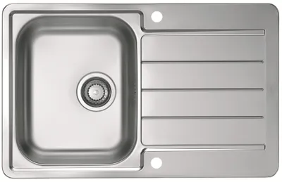 Produktbild von Alveus Line Maxim - Spüle 790x500 mm, mit Ablaufsystembedienung, Edelstahl 1100216