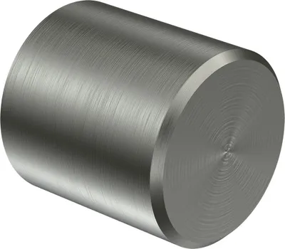 Produktbild von Interdeco Endstücke / Zierabschlüsse für Gardinenstangen mit 20 mm Ø Edelstahl, Typ Santo (Kappe), Pack. 2 Stück