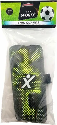 Produktbild von Sportx Scheenbeschermers M/L Groen/Zwart