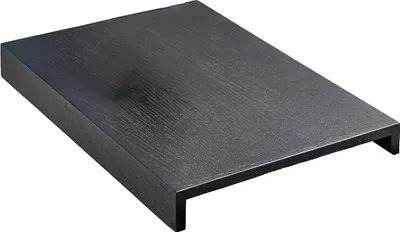 Produktbild von KAWOLA Holztablett MADELINE Eiche schwarz für Armlehne Sofa