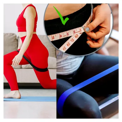Produktbild von Fitnessbänder in verschiedenen Stärken | rutschfest | Widerstandsband, Loop-Band für Fitness, Sport, Yoga, Pilates, Workout, Crossfit