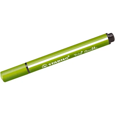 Zdjęcie produktu dla STABILO Trio Scribbi, 1 kol., Zielony, Światłowód, 2 mm, Zielony, Trójkąt