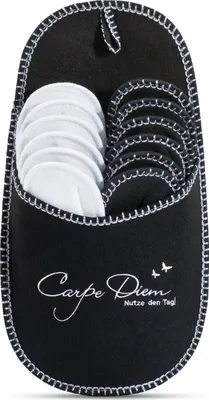 Produktbild von ONVAYA® ABS Gästepantoffeln Carpe Diem 6er Set, Antirutsch