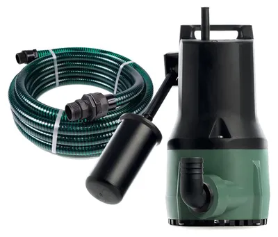 Produktbild von DAB Nova 300 M-A mit Ablaufschlauch 7 Meter - Tauchpumpe - 13.000 L/Std. - 350W - Korngröße 10 mm - Mit Schwimmer - Förderhöhe 7,2 m - Tauchwasserpumpe