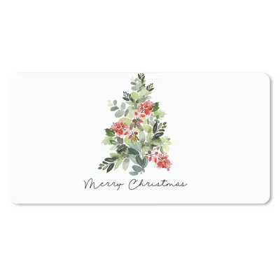 Produktbild von MuchoWow® Schreibtischunterlage Weihnachten - Zitat - Weihnachtsbaum 80x40 cm - XXL Mauspad - Gaming Mauspad