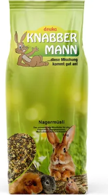 Produktbild von Deukanin Knabbermann Nagermüsli 5 kg für Zwergkaninchen Nager Meerschweinchen