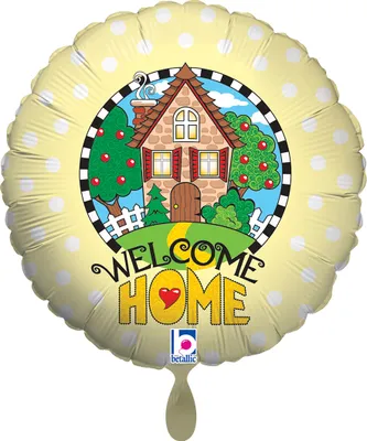Produktbild von Folienballon rund 45cm Welcome Home