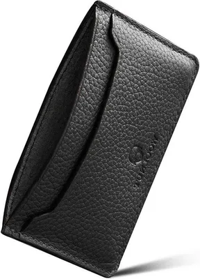 Produktbild von Famanu Kartenetui aus Leder - Schwarz