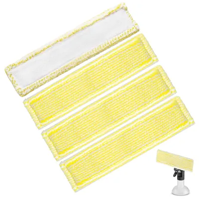 4 Mikrofasertücher für Kärcher Fenstersauger WV2 WV5 WV6 Plus