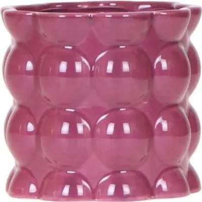 Produktbild von Kolibri Home | Baumwolle Shine Übertopf - Purple - Ø9cm