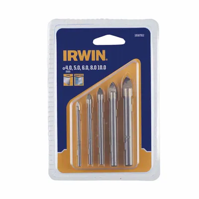 Produktbild von IRWIN Glas- und Fliesenbohrer-Set 4-10 mm