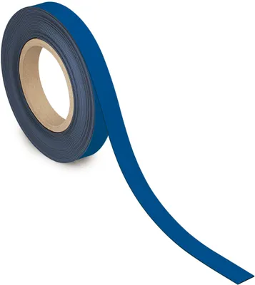 Produktbild von Kennzeichnungsband magnetisch 1cmx10m blau Packung mit 20 Stück