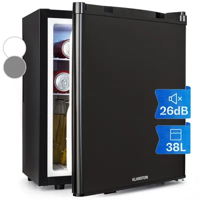 Mini-Kühlschrank 38 L, 6–18 °C, leise, 2 Ablagen, Innenbeleuchtung