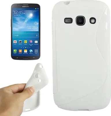 Image de Coque en TPU pour Samsung Galaxy Ace 3 S7272, de couleur blanche