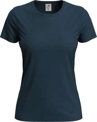 Produktbild von Stedman ST2600 | Classic Ladies Damen T-Shirt - Farbe: Marina Blue - Größe: M
