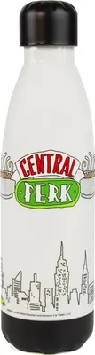 Produktbild von Friends - Fľaša na vodu, Central Perk, Tritan, 600 ml NS6144 (jedna veľkosť) (biela/čierna)