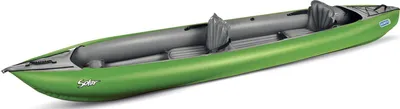 Produktbild von Gumotex Solar II 2+1 Personen aufblasbares Schlauchkajak 2 Sitze Schlauchboot , Farbe:grün