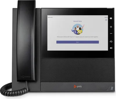 Immagine prodotto di POLY Telefono multimediale aziendale CCX 600 per Microsoft Teams e abilitato per PoE