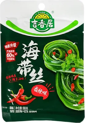 Produktbild von JXJ Seetang mit rotem Chili eingelegt 88g