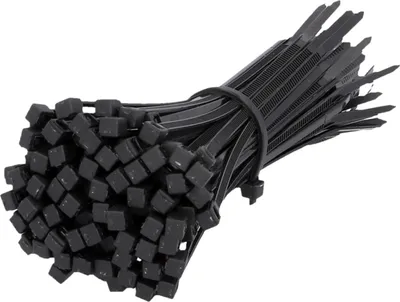 Produktbild von Unitec Kabelbinder 10 cm UV-beständig schwarz 100 Stück