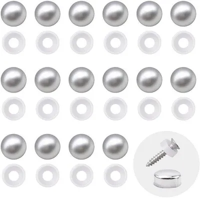 Produktbild von Kunststoff-Schraubdeckel 100er Pack - Durable Kunststoff - Hitzebeständig - Praktische Aufbewahrungsbox