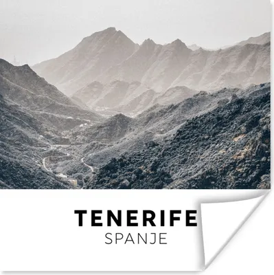 Produktbild von MuchoWow® Poster Teneriffa - Spanien - Berge 75x75 cm - Wand Dekoration