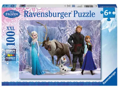 Produktbild von 100 Teile Ravensburger Kinder Puzzle XXL Disney Frozen Reich Schneekönigin 10516