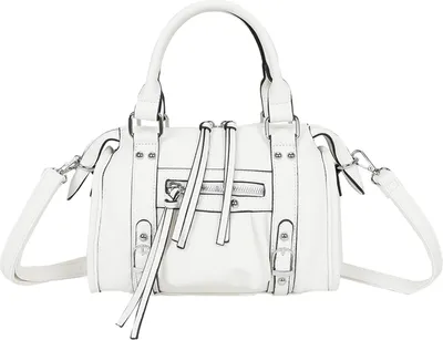 Image de Gallantry, sac bowling stylé avec bandoulière pour femme, blanc