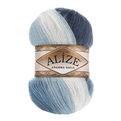 Produktbild von Alize Angora Gold Batik 100g Farbverlaufsgarn 20% Wolle Winterwolle Häkelgarn