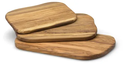 Imagen del producto de CONTINENTA, tabla de cortar de forma natural, madera de olivo, 29x18x1,6 cm, código 4973, número de artículo 4017167497303