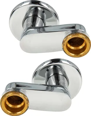 Produktbild von tecuro S-Anschluss versetzt um 40 mm, für Wandarmaturen, 2-er Set