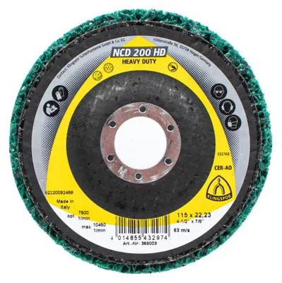 Produktbild von Reinigungsscheibe 115X22,23 Mm Klingspor Ncd 200 Heavy Duty