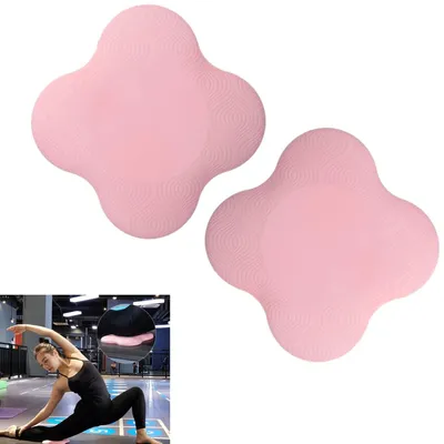 Productafbeelding van Set van 2 Yoga Kniekussens - Rutschfest en Ergonomisch Ontwerp