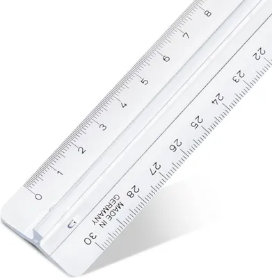 Produktbild von Aristo College Lineal 30 cm mit Griff, transparent