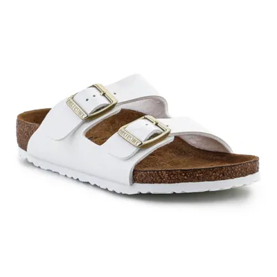 Image de Mule pour fille Birkenstock, blanc(patentwhite (07766)), taille 30