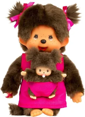 Image de Monchhichi Mother Care Pink Girl, 20 cm, 1pc