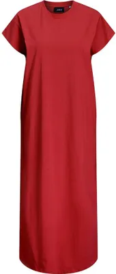 Image de Jack & Jones Astrid Boxy Jjxx robe midi à manches courtes rouge L femme rouge L