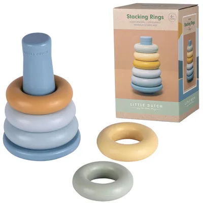 Produktbild von Little Dutch Stapelringen Blauw