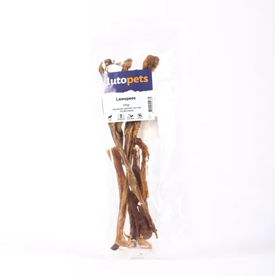 Imagen del producto de Lutopets: Cordero deshidratado – 100 g – Snack para perros (para masticar)