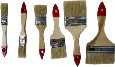 Produktbild von 72 tlg Set Flachpinsel 20/25/38/50/75/100mm Lasurpinsel Flachpinsel