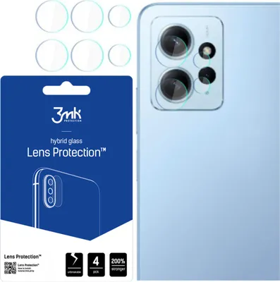 Zdjęcie produktu dla Ochrona obiektywu 3MK Lens Protect do Xiaomi Redmi 12 4szt