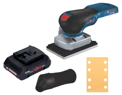 Produktbild von Bosch GSS 18V-13 Professional Akku Schwingschleifer 18 V 100 x 110 mm + 1x ProCORE Akku 4,0 Ah - ohne Ladegerät