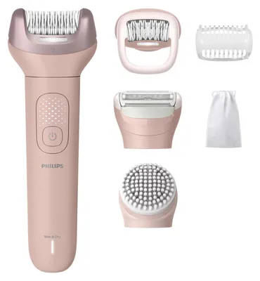 Obrázok produktu pre Philips BRE718/00, Ružová, 32 pinzety/pinziet, Epilácia, Exfoliácia, Holiace, 70400 ot/min, Batérie, Zabudovaná batéria