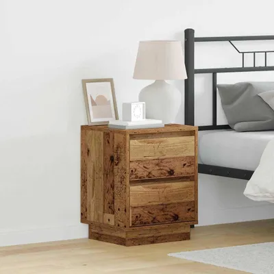 Immagine prodotto di vidaXL Tavolino da notte, 2 pezzi, legno di recupero, 39 x 34,5 x 50 cm, materiale in legno
