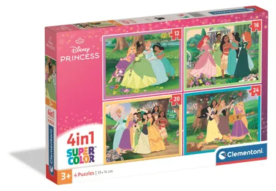 Immagine prodotto di CLEMENTONI - 4 in 1 puzzle - Disney Princess