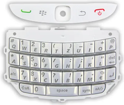 Produktbild von BlackBerry 9800 Tastatur Set QWERTZ weiß