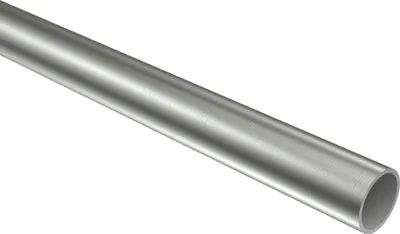 Produktbild von Interdeco Rundrohr / Edelstahlrohr für Gardinenstangen 12 mm Ø Edelstahl, 120 cm
