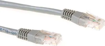 Produktbild von Ewent - Netzwerkkabel U/utp - Cat6 - 8p8c Stecker zu 8p8c Stecker / Kupfer / / Grau / 5 m / M-m