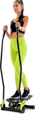 Produktbild von Hop-Sport Stepper HS-045S Slim, Swing Stepper mit LCD-Bildschirm, Stepper für Zuhause mit seitlichen Haltegriffen - platzsparend und stabil